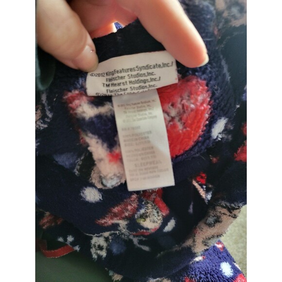 Betty Boop Coca Cola Blue Pajama Pants - Picture 12 of 12